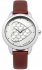 MORGAN de toi Crystals Brown Leather Strap M1252R