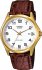 Casio Men's Collection White Dial & Brown Leather Strap MTP-1188PQ-7BEF