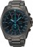 Seiko Chronograph Black Dial Black PVD Stainless Steel Mens Watch SNDD67P1