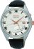 SEIKO Kinetic Retrograde Black Leather Strap SRN073P1