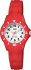 Q&Q V26A001VY Kids Red Rubber Strap