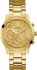 GUESS Crystals Multifunction Gold Stainless Steel Bracelet W1070L2