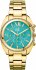 VISETTI Finesse Calendar Crystals Gold Stainless Steel Bracelet AM975-GV