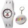 ESPRIT Fun Racer White Rubber Strap  ES103464005
