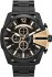 DIESEL Mega Chief Black Stainless Steel Chronograph DZ4338