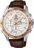 CASIO Edifice Mens Chronograph Brown Leather Strap EFR-547L-7AVUEF