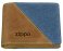 Zippo Δερμάτινο Ανδρικό Πορτοφόλι Καρτών Μπλε 2007138