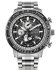 Citizen Promaster Eco-Drive Radio Controlled Dual Time Silver Stainless Steel Bracelet BY3006-53H