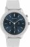 Oozoo Smartwatch White Rubber Strap Silver Q00311