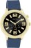 Oozoo Smartwatch Blue Rubber Strap Gold Q00321