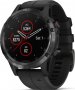 GARMIN Fenix 5 Plus Sapphire Black Case With Black Silicone Strap 010-01988-01