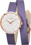 Pierre Lannier Purple Leather Strap 043K909