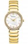 PIERRE LANNIER Ladies Crystals Gold Stainless Steel Bracelet 092K592