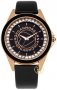 Morgan De Toi Black Leather Strap Watch M1035RG