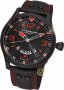 Stuhrling  Black Eagle Swiss Pilot Date Mens Watch 141A.335564