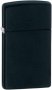Zippo Black Matte Slim 1618