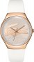 LACOSTE Valencia Rose Gold White Rubber Strap 2000809