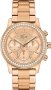 Lacoste Charlotte Crystals Rose Gold Stainless Steel Bracelet Chronograph 2000834