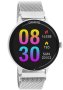 Oozoo Smartwatch Silver Stainless Steel Bracelet Q00135