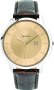 PIERRE LANNIER Slim Classic Brown Leather Strap 234D124