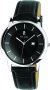 PIERRE LANNIER Slim Classic Black Leather Strap 235C133
