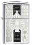 Zippo 24196 Intricate Spade Design