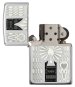 Zippo 24196 Intricate Spade Design