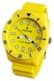 Hoops Under Water Yellow Rubber Strap 2479M01