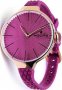 Hoops Cherie L Rose Gold Case Fouchsia Rubber Strap 2502LG20