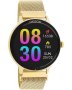 Oozoo Smartwatch Gold Stainless Steel Bracelet Q00136