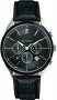 PIERRE LANNIER Black Leather Chronograph 291C133