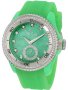 VIP TIME Magnum Collection Green Rubber Strap Crystal Ladies VP8021GR