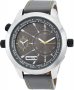 3 Guys Time Grey Leather Bracelet 3G14564