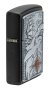Zippo Black Matte Emblem Attached 48120