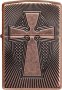 Zippo 49158 Armor® Deep Carve Cross Design