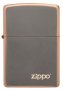 Zippo 49839ZL Rustic Bronze with logo