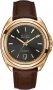 Bulova Accuswiss Telc Brown Leather Strap 64B126