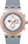 FREELINE Fashion Two Tone Grey Rubber Strap 8459-3