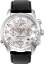 Bulova Precisionist Black Leather Chronograph 96B182