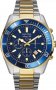 BULOVA Marine Star Two Tone Stainless Steel Bracelet Chronograph 98B230