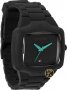Nixon The Rubber Player Black Teal Watch A139.1060