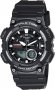 CASIO Collection Black Rubber Strap AEQ-110W-1AVEF