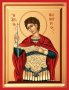 Ο ΑΓΙΟΣ ΦΑΝΟΥΡΙΟΣ Μεταξοτυπία σε ξύλο 9,5x12,5cm