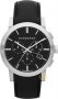 Burberry Watch Men's Swiss Chronograph Black Leather Strap BU9356