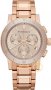 Burberry Rose Gold Finished Stainless Steel Chronograph Bracelet Watch BU9703