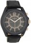 Oozoo Timepieces Black Case &  Leather Strap C6249