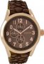 Oozoo Timepieces Brown Leather Strap C6531