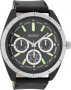 Oozoo Timepieces XXL Black Leather Strap C6779
