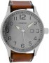 OOZOO Timepieces XXL Brown Leather Strap C7042