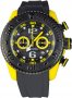 Vip Time Black Rubber Strap VP5051YW